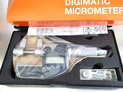 Mitutoyo Digimatic Micrometer #345-350-30 0.2-1.2'' Caliper Type Series 345 NIB