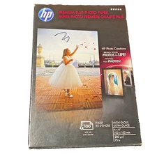 NEW HP Premium Plus 4x6" Photo Glossy Inkjet Paper 100 Sheets CR668A UNOPENED