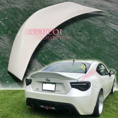 +白レース下駄 Painted in #K1X White ducktail trunk spoiler for 12~20 Toyota GT86