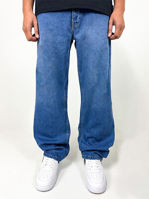 DADA SUPREME Herren Baggy Jeans Loose Fit Stickerei