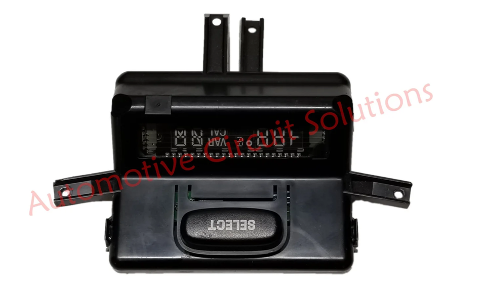1995-08 FORD F150 F250 F350 Overhead Compass Temperature Display ...