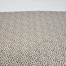 Joann Fabrics Small Calico Print Brown Cotton Fabric Woven 1.75 yards Exclusive