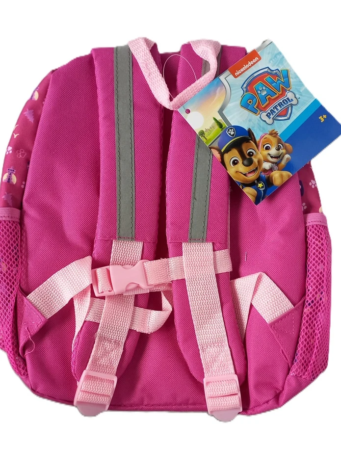 Paw Patrol Chase Kinder- Rucksack blau pink mit Brustgurt 25 x 31 x 12 cm Kita - Bild 4 von 4