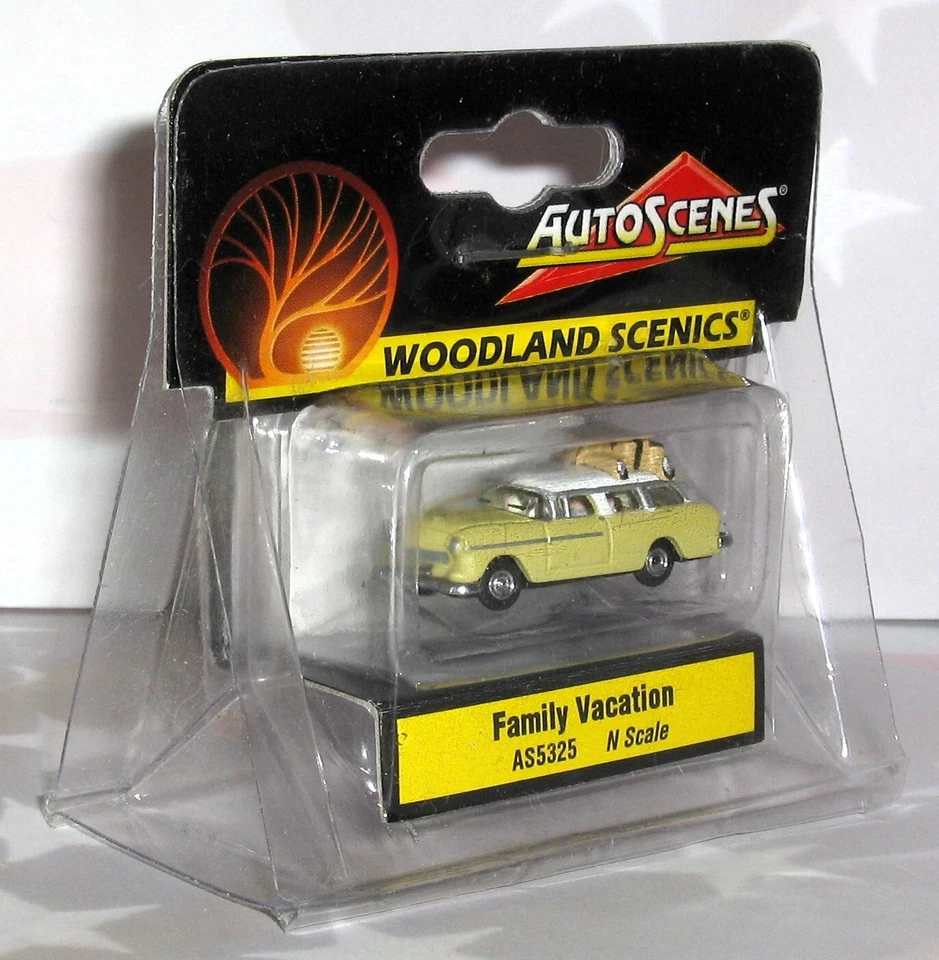 1/160 = Escala N / VACACIONES FAMILIARES NÓMADA = AS5325 PAISAJES DEL BOSQUE / ESCENAS DE AUTOS Foto 2 de 4