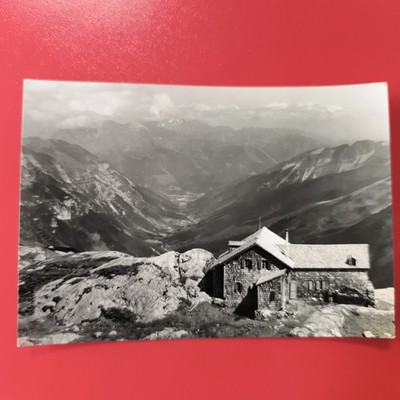 RIF. ALLA STUA DANTE CREMONA M. 2423 - STUBAIER ALPEN - BLACK AND WHITE POSTCARD
