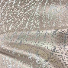 Silver Beaconsfield Metallic Jacquard - Custom Tablecloths, Machine Washable
