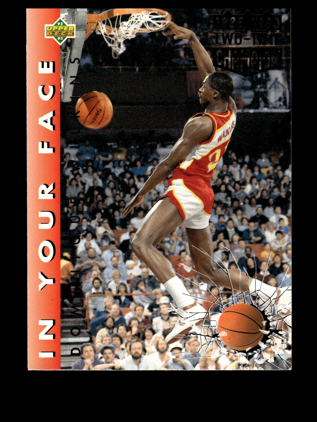 1992-93 Upper Deck #454 Dominique Wilkins HOF Atlanta Hawks