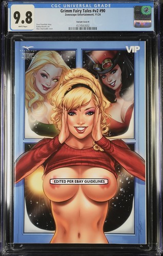 Grimm Fairy Tales #90 K CGC 9.8 Elias Chatzoudis LTD 200 Zenescope VIP Cosplay