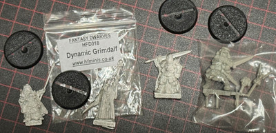 Hasslefree Red Box Miniatures 28mm Metal Lot Dwarf Dwarves Lot #2