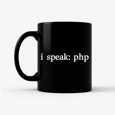 I'm Speaking PHP Mug Funny Developer Gift Coding Coffee Cup 11oz 15oz Tech Meme