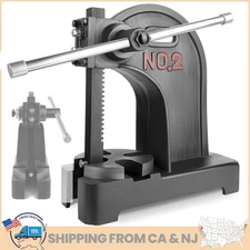 2 Ton Manual Arbor Press Ratchet Leverage Press Desktop Arbor Press for Punching