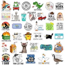 400 Pcs Funny Stickers for Adults Waterproof Vinyl Sarcastic Stickers Fun Style