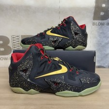 Nike Lebron 11 ID Watch The Throne/Yeezy 2 Solar Reds Size 10 Jay-Z Kanye West