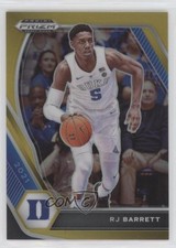 2021-22 Panini Prizm Draft Picks Gold Prizm 6/10 RJ Barrett #95 6fs