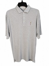 Holderness Bourne Performance Polo Shirt Mens Large Gray The Perkins Golf