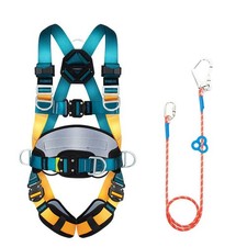 Rock Climbing Anti-fall Harness Quick Insertion 5-point Full Body Safety Belt