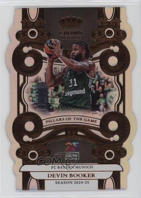 2024-25 Panini Crown Royale EuroLeague Pillars of the Game /99 Devin Booker 1a07