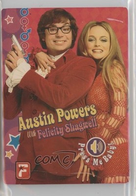 1999 ProTalk Austin Powers Austin Powers with Felicity Shagwell #4 0a2