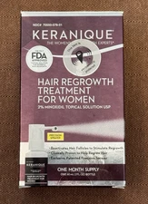 Keranique 2% Minoxidil Exp 3/24 Women Hair Regrowth Treatment 30 DAY 1 MONTH 2oz