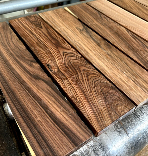 4 PIECES S4S BOLIVIAN ROSEWOOD WOOD LUMBER ~24" X 4" X 3/4" CUTTING BOARD BLANKS