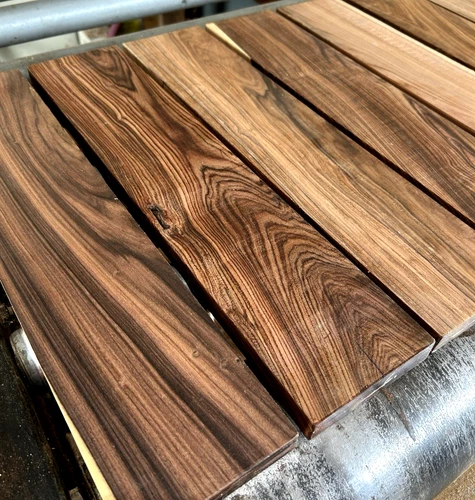 4 PIECES S4S BOLIVIAN ROSEWOOD WOOD LUMBER ~24" X 4" X 3/4" CUTTING BOARD BLANKS