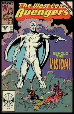 West Coast Avengers #45 '1st White Vision' FN Condition (Marvel, June 1989)