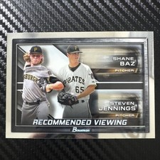 2017 Bowman Draft Recommended Viewing Shane Baz Steven Jennings #RV-PIT