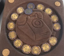 Pure Oil Company 'Safe Driver' Safety Award pins