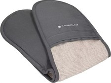 MasterClass Grey Professional Oven Gloves, Heat Resistant and Double Sided NEW