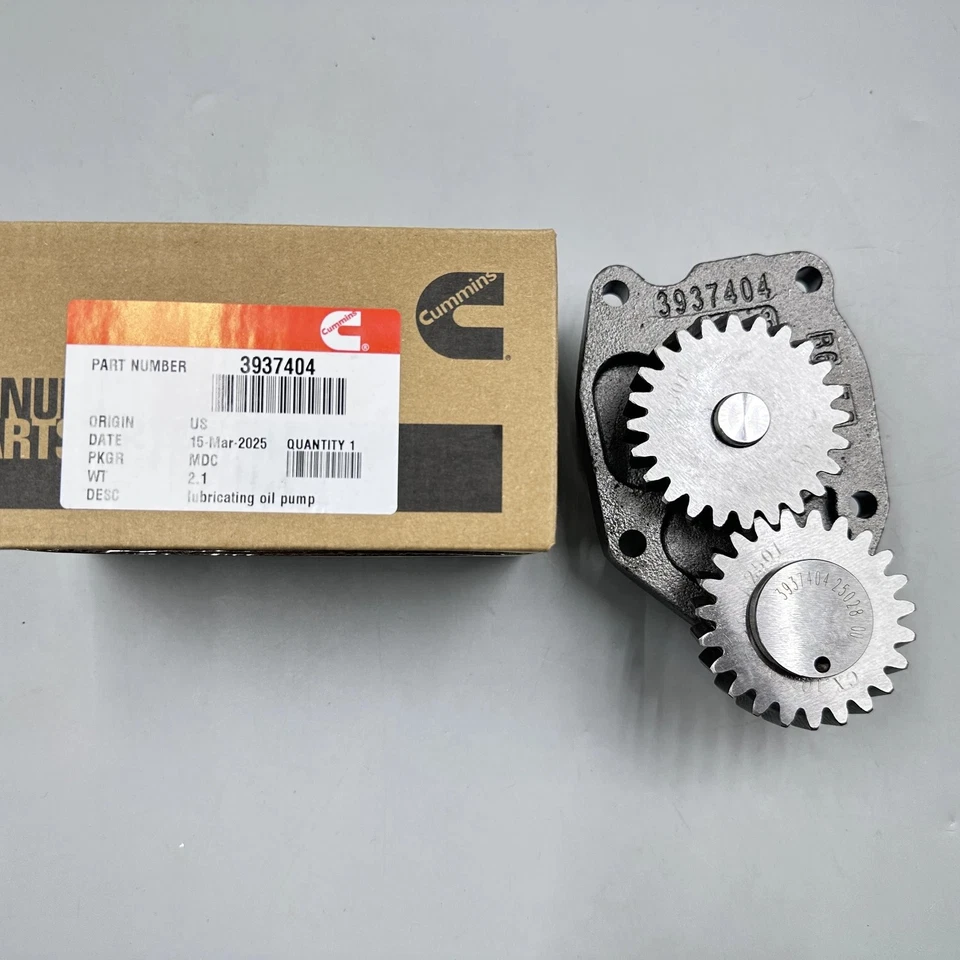 Bomba de aceite del motor 3937404 4939587 compatible con 89-02 Cummins Dodge Ram 5.9 12V 24V Foto 2 de 4