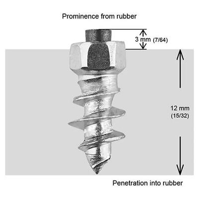 IGRIP ST-15 STANDARD STUDS 15MM 100PK ST-15100