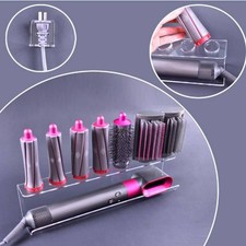 Hair Styling Tool Wall Mount Space Saving Acrylic Hair Dryer Stand Modern