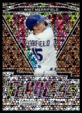 2021 Panini Prizm Bronze Donut Circles Whit Merrifield 23/40 Kansas City Royals