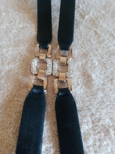 BOOTBELTZ Rhinestone Crystal Black Jewelry Charm Shoes & Boots Gold Shoelery