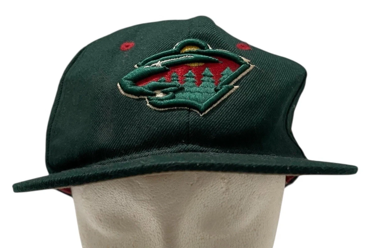 Vtg Zephyr NHL Minnesota Wild Green Maroon Snapback Hat Cap Zephyr Green NHL Fan Cap, Hats for sale | eBay main image 4