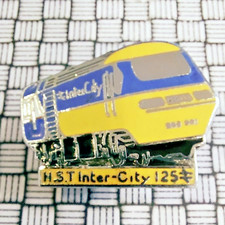 H.S.T. Inter-City 125 British Rail Train Enamel Brooch Pin Badge 30mm x 23mm