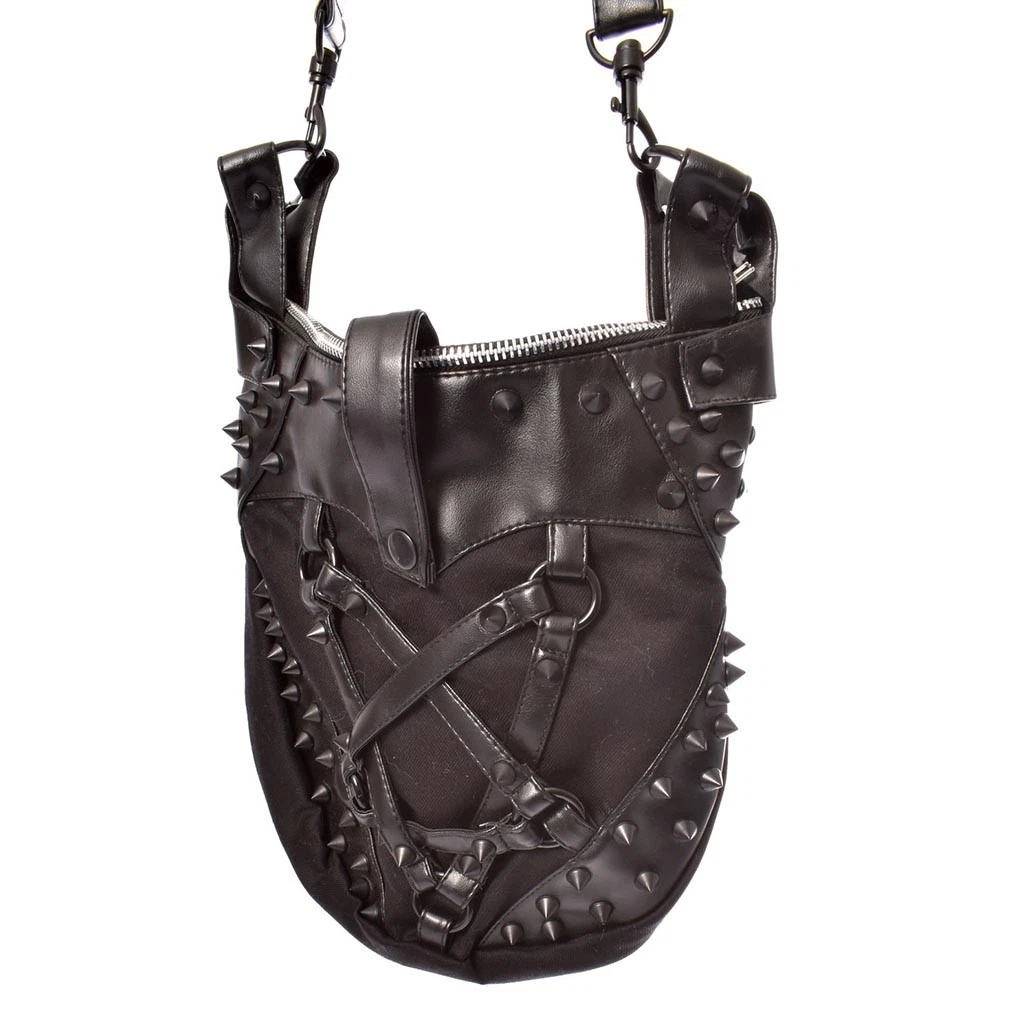 Tasche Mit Nieten - Chemical Black Taschen - Gothic Onlineshop