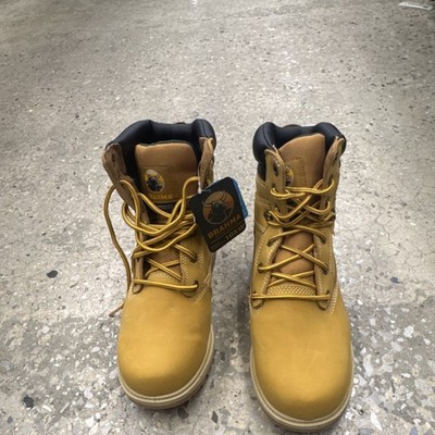 Brahma Waterproof Leather Thinsulate Work Boot Wheat Men's 10XW Round Toe Ankle