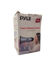 New Green Pyle Compact Megaphone Speaker And Siren Alarm. Battery Operated