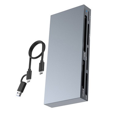 6-IN-1 USB 3.2 Gen2 10Gbps CFexpress Type B/CF/MS/XD/SD/TF Multi Card Reader new