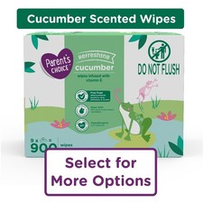 Cucumber Scented Baby Wipes Hypoallergenic and Soft 900 Count Bulk Pack