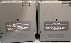 Set 2 Nintendo NES Super Mario Bros/Duck Hunt Duo and Ice Hockey Video Games