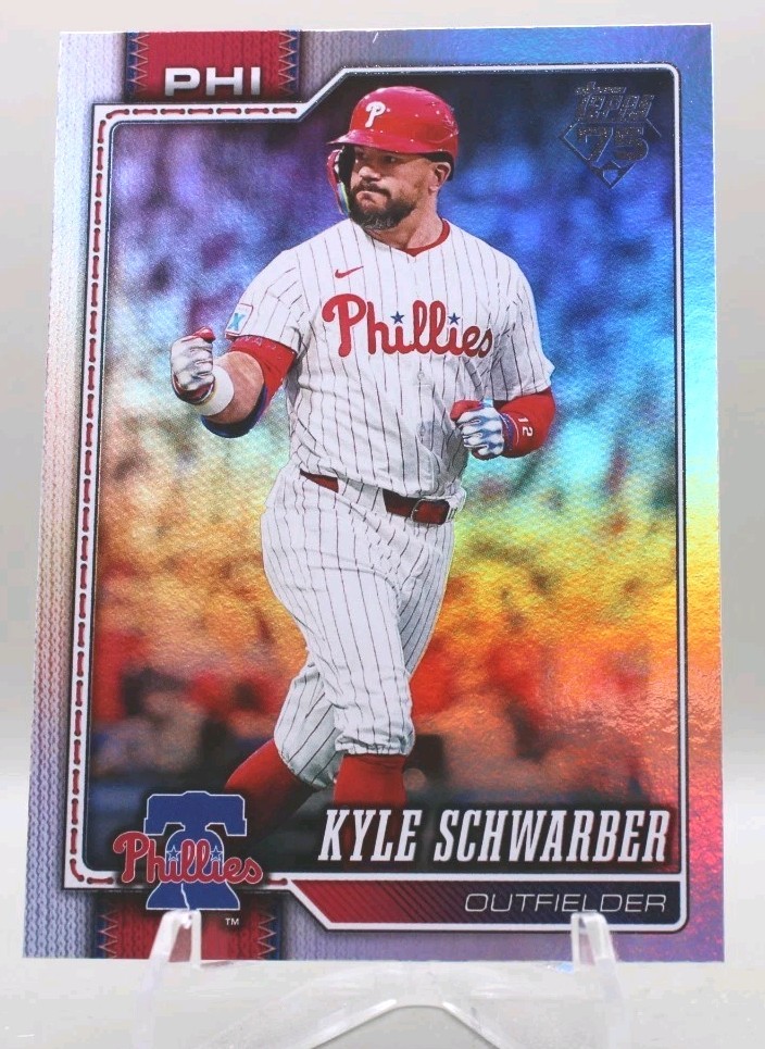 2026 Topps Series 2 - Kyle Schwarber #650 Rainbow Foil Phillies