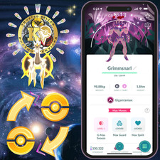Pokémon - GO - Shiny Gigantamax Grimmsnarl -...