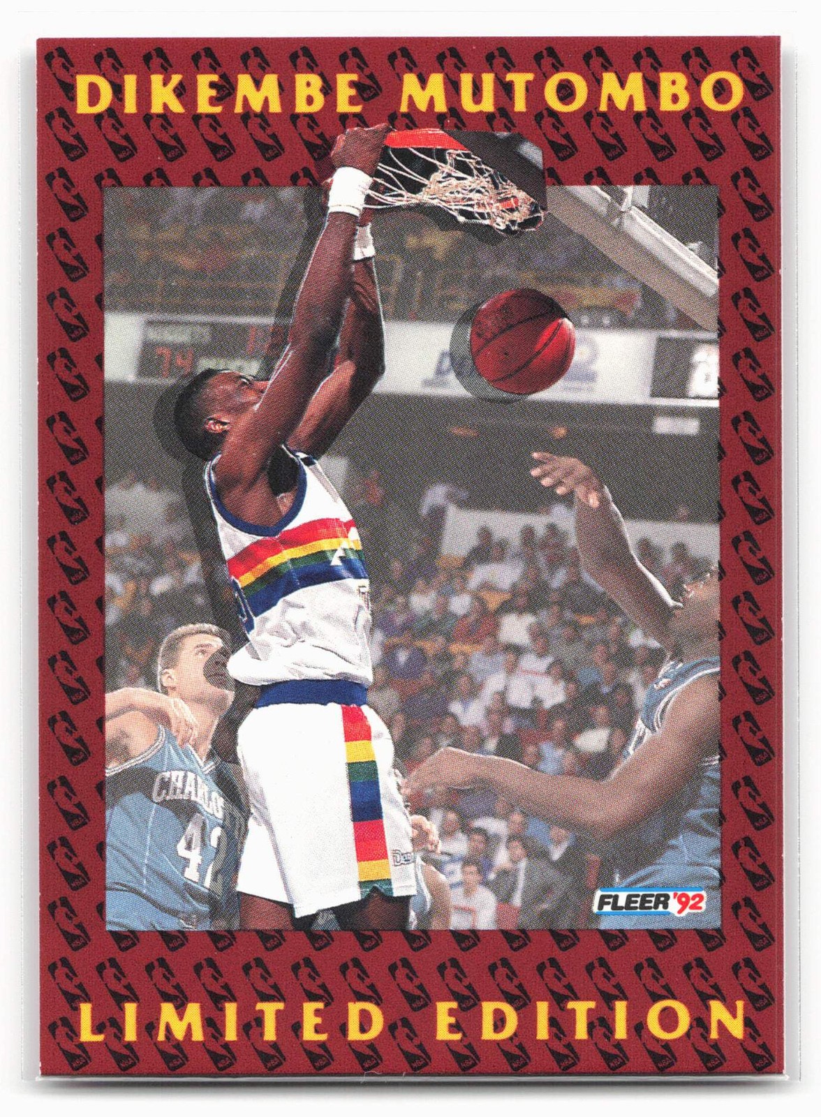 1991-92 Fleer #4 Dikembe Mutombo Dikembe Mutombo Limited Edition