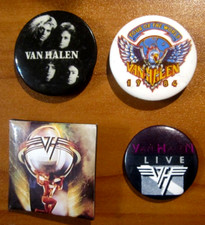 Van Halen Buttons Lot 1984 - Live -OU812 - 5150