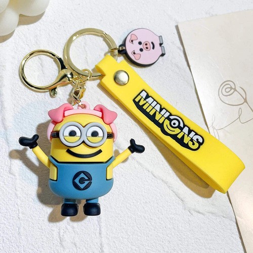 Anime Minions Keychain 12 Chinese Zodiac Series – Cute Cartoon Key Ring Gift - Picture 12 of 18