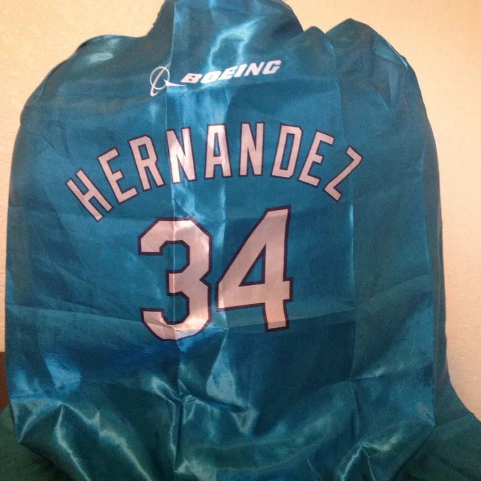 Seattle Mariners King Felx Hernandez #34 Teal Cape SGA - Imagem 2 de 2