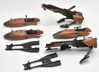 Star Wars POTF Speeder Bike Loose Vehicle Parts Lot