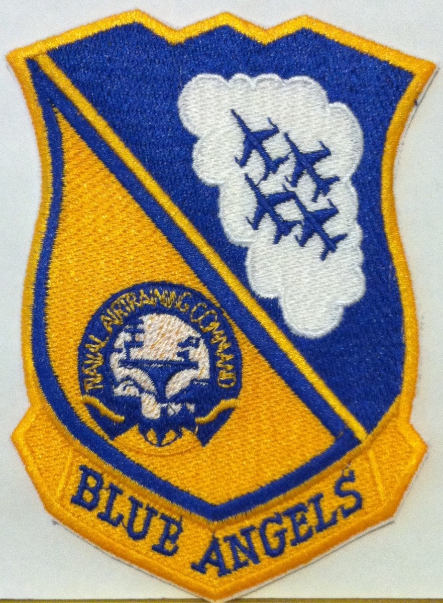 その他 Patch of Blue BLUE ANGELS SEAL US NAVY AIR TRAINING COMMAND Patch W
